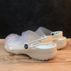 Жіночі крокси Crocs Classic Translucent Clog White (45-46, Білі) - зображення 8