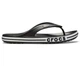 Чоловічі кроксі в'єтнамки Баябенд Чорні Crocs Bayaband Flip Black/White (43-44, чорний) - зображення 6