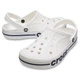 Чоловічі крокси Баябенд Клог Білі Crocs Bayaband Clog White (45-46, білий) - зображення 1
