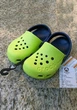 Дитячі крокси-сабо для хлопчика Crocs Electro ClogVolt Green/Navy (29/30, зелений) - изображение 10
