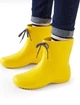 Крокс Жіночі гумові чоботи Crocs Freesail Shorty Rain Boot Yellow Lemon (33, лимонний) - зображення 9