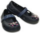 Балетки Крокс Дитячі Темно-Сині Crocs Keeley Springtime Flat Navy (23/24, синій) - зображення 1
