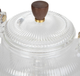 Dzbanek Homla Elsie ryflowany z drewnianą rączką 880 ml (5904183891255) - obraz 4