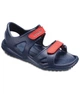 Дитячі сандалії для хлопчика Crocs Kids' Swiftwater River Sandals (Navy/Flame) (29/30, синій) - изображение 9