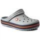 Чоловічі крокси Crocs Crocband Clog Light Grey/Bright Cobalt (40-41, сірий) - зображення 7