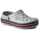 Чоловічі крокси Crocs Crocband Clog Light Grey/Bright Cobalt (40-41, сірий) - зображення 8