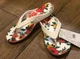 Жіночі в'єтнамки Crocs Kadee II Printed Floral Flip Women - White/Floral (36-37, білий) - зображення 7