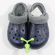 Чоловічі крокси Crocs Unisex Baya Lined Fuzz Strap Clog Navy (42-43, синій) - зображення 9