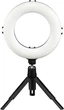 Lampa pierścieniowa ze statywem Hama Smart-80 V2 Black (4007249046574) - obraz 1