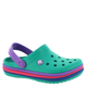 Дитячі крокси для дівчинки Crocs Crocband Rainbow Band Clog Tropical Teal (27/28, м'ятні) - изображение 7
