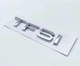 Эмблема шильдик надпись на багажник AUDI TFSI ХРОМ 8X0-853-737-A-2ZZ - изображение 1