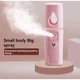 Карманный увлажнитель для лица Nano Mist Sprayer небулайзер для ресниц и кожи, розовый - изображение 4