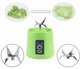 Портативный фитнес-блендер Juice Cup Smoothie Blender с аккумулятором Зеленый - изображение 4