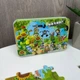 Детские пазлы развивающие Plants vs Zombies в металлической коробочке, пазлы для детей Растения против Зомби (7100) - изображение 1