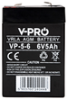 Akumulator Volt Polska AGM VPRO 6V 5 Ah (6AKAAGM605) - obraz 1