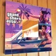 Декоративне дзеркало "Гра Grand Theft Auto VI. GTA 6" подарунок для фанатів відеоігор, прикраса інтер'єру дитячої кімнати, спальні, ігрової - зображення 1