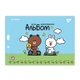 Альбом для малювання YES А4 28 скоба з перфорацією Line Friends - изображение 3