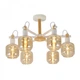Люстра классическая Ardero BL1460-2 Denver на 6 плафонов E14 золотая 59х59х37см (1460-2) - изображение 2