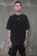 Мужская Вываренная Оверсайз Футболка Washed С Принтом Choppers Black S/M (8049620) - изображение 4