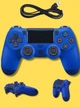 Джойстик для пк ps5 ps4 ПК консоли Sony PlayStation 4 PS TV iOS Android Windows джойстики Универсальный беспроводной универсальный геймпад с мощной вибрацией и USB (Синий) - изображение 6