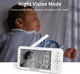 Видеоняня Baby Monitor цифровая WiFi с 5 дюймовым HD экраном, камера 1080Р, 4-кратный зум, с датчиком звука, движения, ночное видение + термометр, радионяня, няня - изображение 7