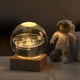 Декоративна 3D нічник кришталева куля Solar system Blue - зображення 2