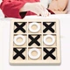 Деревянная игрушка Монтессори Крестики нолики Black/white - изображение 4