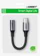 Адаптер Ugreen AV161 USB Type-C - mini jack 3.5 мм 0.1 м Grey (6957303805846) - зображення 3