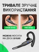 Гарнітура бездротова Bluetooth навушник з мікрофоном блютуз гарнітури для водія з шумозаглушенням універсальна портативна - зображення 2