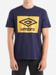 Футболка хлопковая длинная мужская Umbro Digi Camo Box Graphic Tee 66437U-4BK M Темно-синяя (5063178240734) - изображение 1