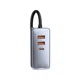 Автомобільний зарядний пристрій Baseus Share Together PPS Fast Charging Hub 120W Grey (CCBT-B0G) - изображение 3