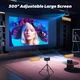 Портативний розумний Android 4K проектор C26, підтримує Wi-Fi 6 і BT 5.2 із вбудованою ОС Android та пультом - зображення 9