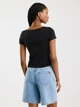 Koszulka damska bawełniana Big Star Missa 906 XL Czarna (5900714861964) - obraz 2