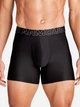 Набор мужских трусов-боксеров Under Armour Underwear Boxers UA Performance Tech - Solid 6 3PK 1383878-001 S 3 шт Черный (1200122269593) - изображение 2