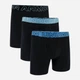 Набор трусов-боксеров мужских хлопковых Under Armour Underwear Boxers UA Performance Cotton - Solid 6 3PK 1383889-003 L 3 шт Черный (197571647977) - изображение 1