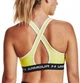 Спортивный Топ Under Armour Crossback Mid Bra-YLW женский Салатовый (UA 1361034 green lav25 (XS) - изображение 2