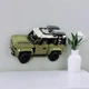 Кронштейн / Настенное 3D Крепление для Фирменного конструктора Technic Land Rover Defender (42110) Ленд Ровер Лего на Стену - Черный - изображение 2