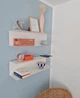 Полка навесная NC Home Clip 80x30x20 см 110192 - изображение 13