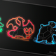 Килимок для гри Ultra Pro: Pokémon - Foil Playmat - Neon Kanto (0074427166588) - зображення 3
