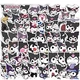 Детские мультяшные аниме - наклейки Hello Kitty Kuromi стикеры с Хелоу Китти Куроми для детей, 60 шт, черно-белый (106790400) - изображение 2