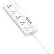 Фильтр питания ProLogix Premium (PR-SC5614W) 2.5 кВт, 5 розеток, 6 USB AUTO ID, 2 м, белый - изображение 7