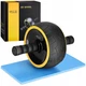Ролик (гімнастичне колесо) для преса 4FIZJO Ab Wheel XL Black/Yellow (P-5907739314444) - зображення 1