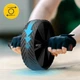 Ролик (гімнастичне колесо) для преса 4FIZJO Ab Wheel Black/Red (P-5907739311559) - зображення 9