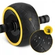 Ролик (гімнастичне колесо) для преса 4FIZJO Ab Wheel XL Black/Yellow (P-5907739314444) - зображення 6