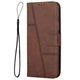 Чохол-книжка з застібкою UniCase Jet Cover для Realme 14 Pro Plus - Brown - зображення 4