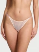 Комплект белья Victoria's Secret (2126685924) (лиф+трусики стринги) со стразами Sheer Shine 80D/XL розовый - изображение 6