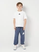 Детская футболка Adidas J Sl Tee 160 JC9774 128 см Белая (4067901343113) - изображение 3