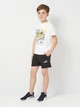 Детские шорты на резинке для мальчика Puma Sport Graphic 68585601 128 см Black (4067983234996) - изображение 3