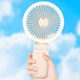 Вентилятор BauTech с прищепкой и LED-подсветкой Бежевый (1015-781-00) - изображение 6