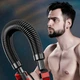 Набор эспандеров BauTech с усиленной пружиной и регулировкой нагрузки 3 шт - 20-40 кг; 30-50 кг; 50-70 кг Чёрный (1015-962-00) - изображение 4